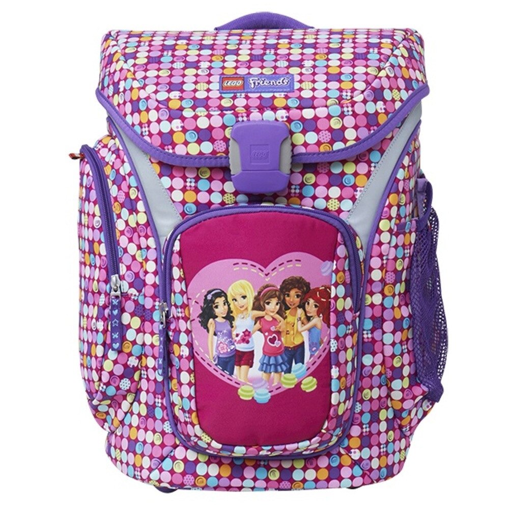 Ghiozdan scoala Explorer LEGO Core Line - design Friends Confetti