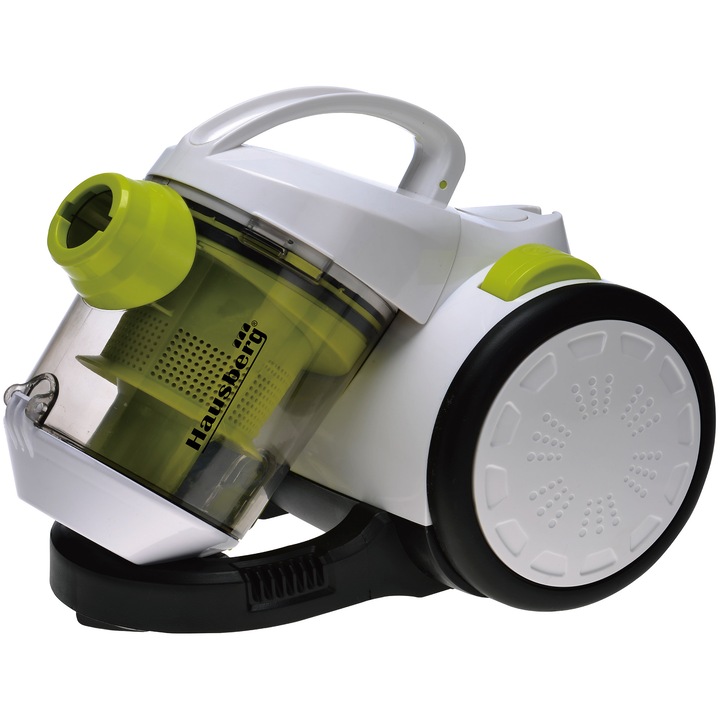 Прахосмукачка без торба Hausberg HB 2090 V, 700 W, циклонна, зелена