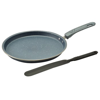 Tigaie clatite din metal, 26cm, antiaderenta, Iron Line, cu spatula Tigaie clatite din metal, 26cm, antiaderenta, Iron Line, cu spatula