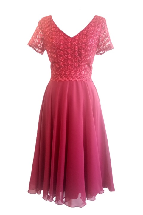 Rochie de zi Cecillia, Rosu