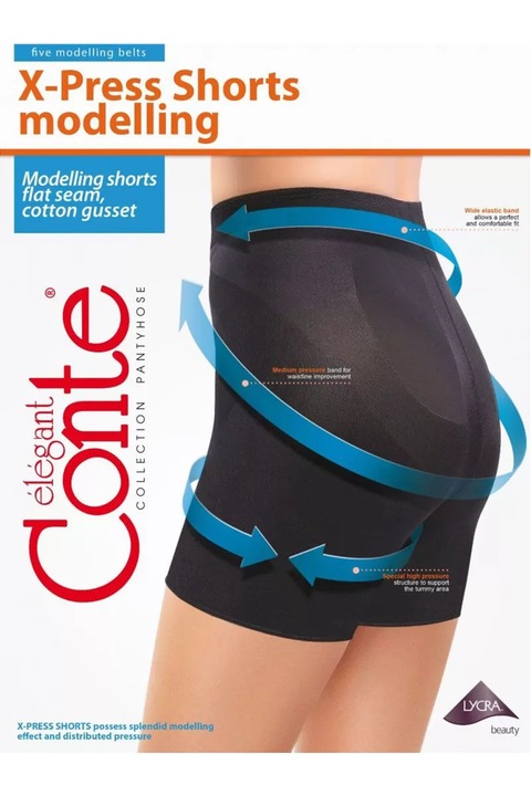 Colanti scurti modelatori X-Press, Conte Elegant, Natural