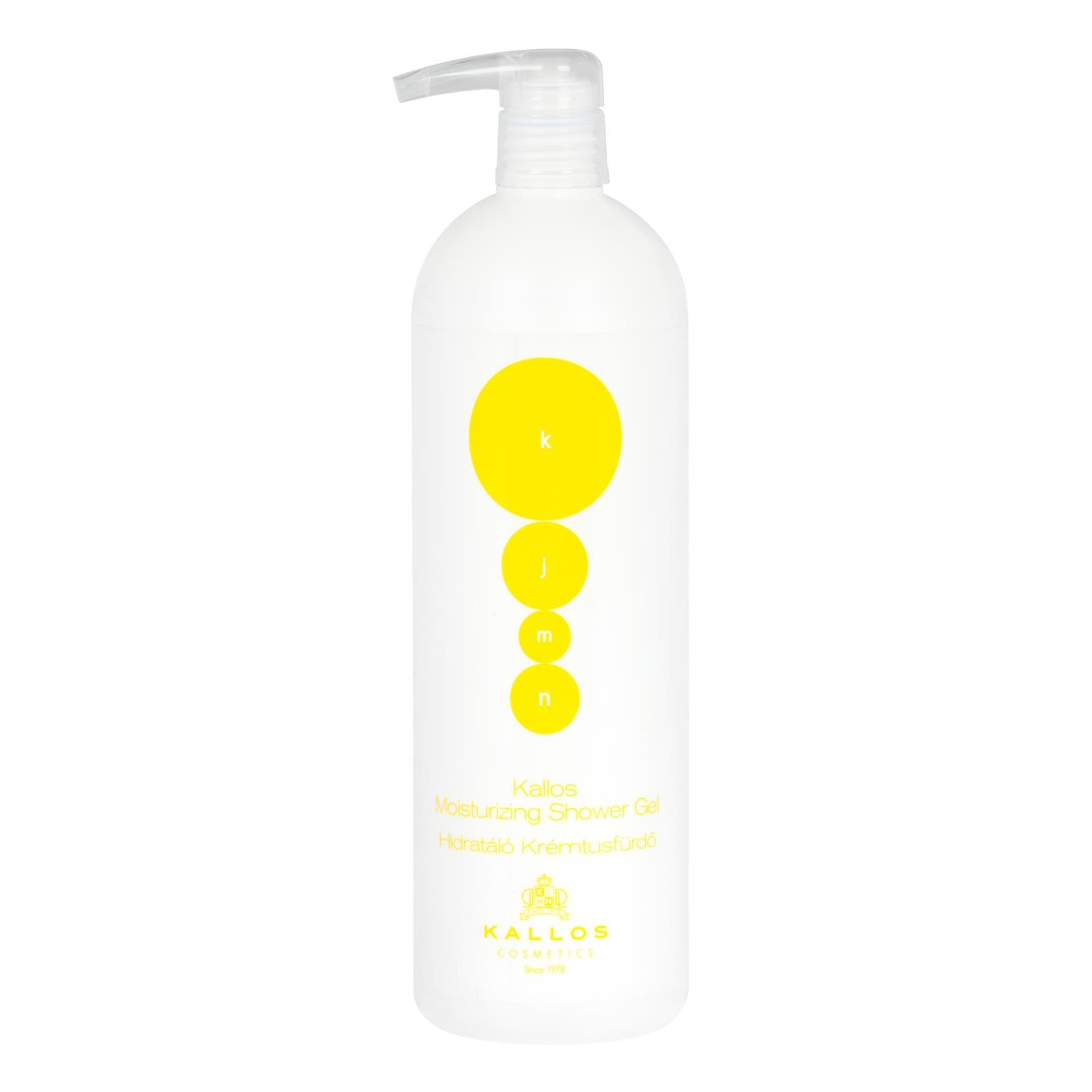 Crema de dus hidratanta cu parfum de mandarine Kallos KJMN 1l