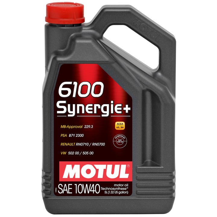 Моторно масло Motul 6100 Synergie+ 10W40, 5 л