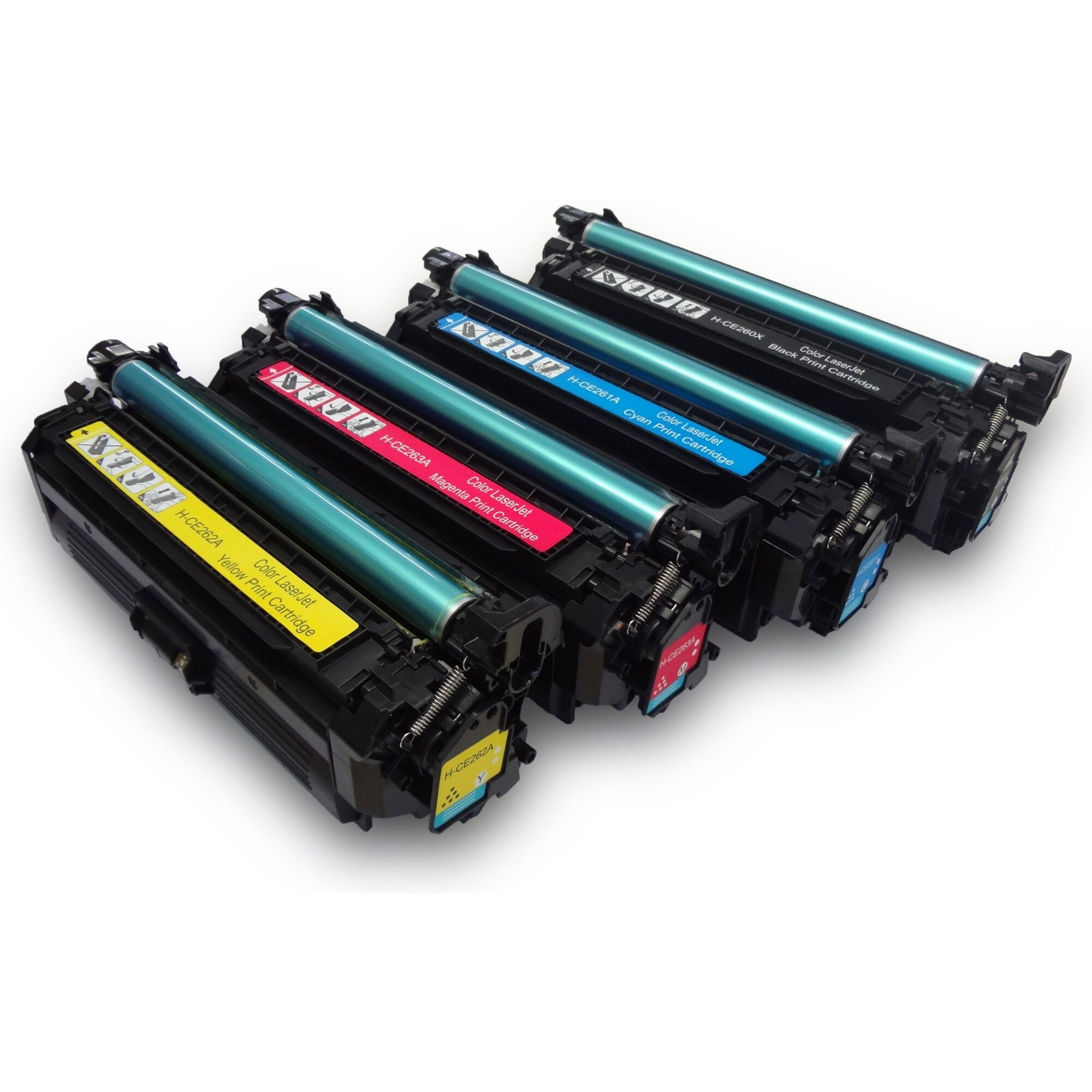 CE260X Set de 4 Cartuse toner compatibile CE260X CE261A CE262A CE263A Black/Cyan/Magenta/Yellow, 50.000 pagini