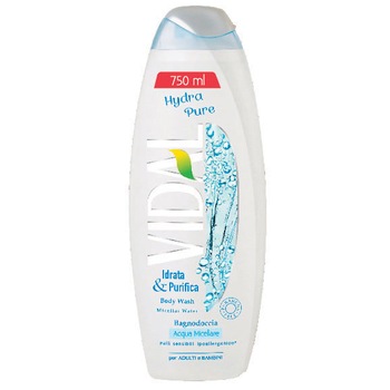 Gel de dus Vidal hidratare & purifcare, unisex, 750 ml Gel de dus Vidal hidratare & purifcare, unisex, 750 ml