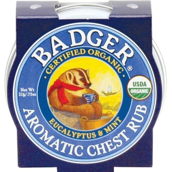 Mini balsam aromatic pentru desfundarea nasului si respiratie regulata 21 g Badger Mini balsam aromatic pentru desfundarea nasului si respiratie regulata 21 g Badger
