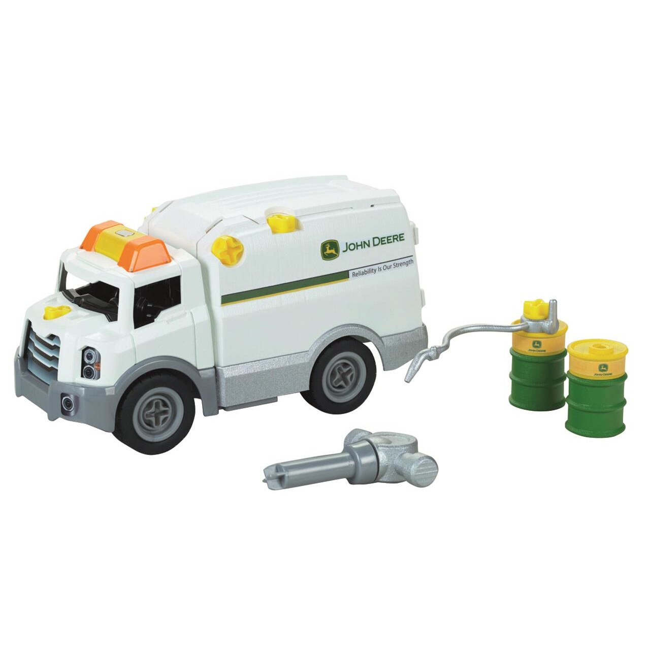 Service auto mobil John Deere 8 pcs - jucarie