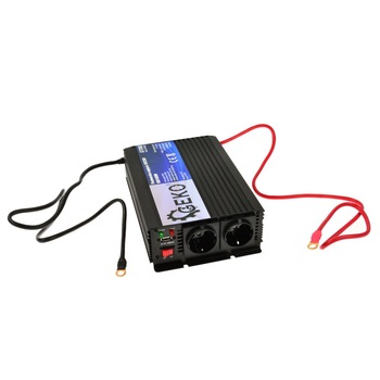 Convertor de tensiune Geko 12V / 230V 800 / 1600W, G17006 Convertor de tensiune Geko 12V / 230V 800 / 1600W, G17006
