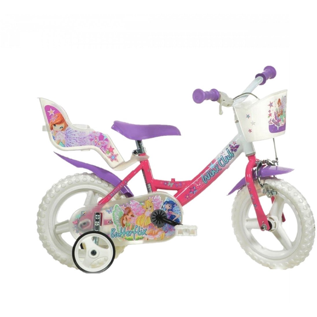 Bicicleta copii DINO BIKES 12'' Winx Bleu