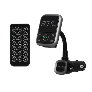 Modulator FM Blow Bluetooth 4.0, Incarcator 2.1A, Display LCD, Negru Modulator FM Blow Bluetooth 4.0, Incarcator 2.1A, Display LCD, Negru