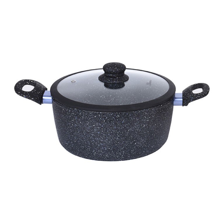 Cratita Luigi Ferrero Milano FR-2862M, 28 cm, Aluminiu, Negru