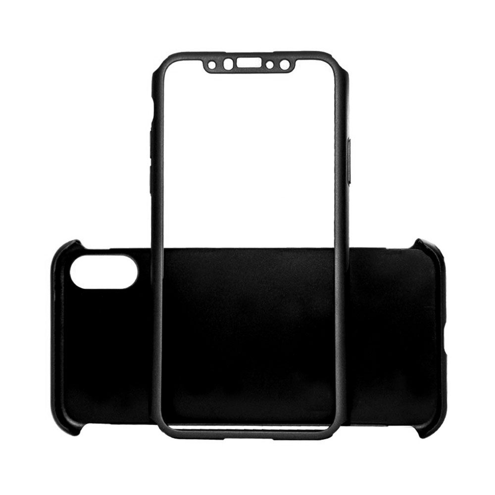 Husa de protectie Just Must Defense 360 pentru Apple iPhone X, Negru