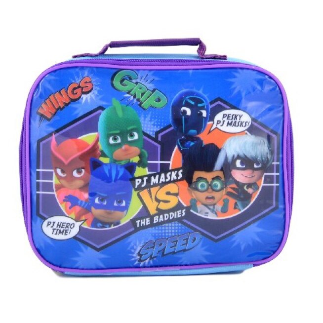 Geanta Pj Masks pentru pranz, izolata termic, fermoar