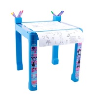 masa cu accesorii de colorat - contine 5m rola de colorat 8 creioane cerate imagen 30_0_
0