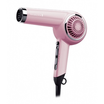 Uscator de par Remington D41110OP, 2000W, 2 viteze, 3 trepte temperatura, Concentrator, Difuzor, Roz Uscator de par Remington D41110OP, 2000W, 2 viteze, 3 trepte temperatura, Concentrator, Difuzor, Roz