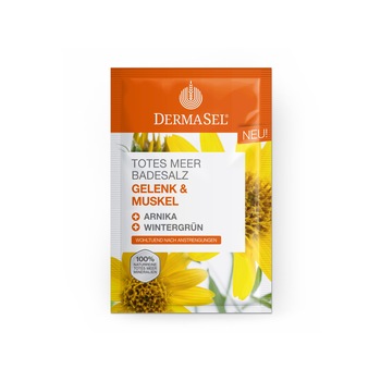 Sare baie muschi si articulatii, cu salcie, arnica si rozmarin, Dermasel, 80 g Sare baie muschi si articulatii, cu salcie, arnica si rozmarin, Dermasel, 80 g