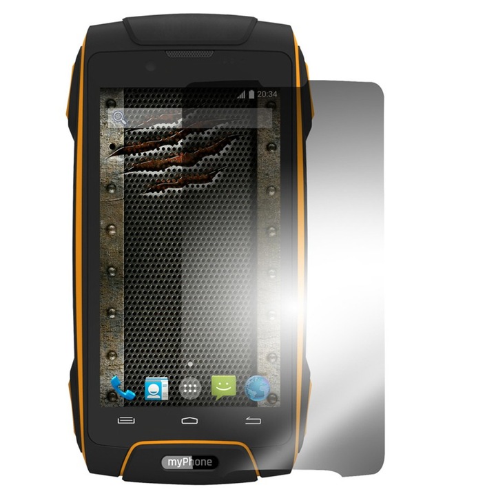 Защитно фолио MyPhone, Закалено стъкло за Hammer Ax, Прозрачно