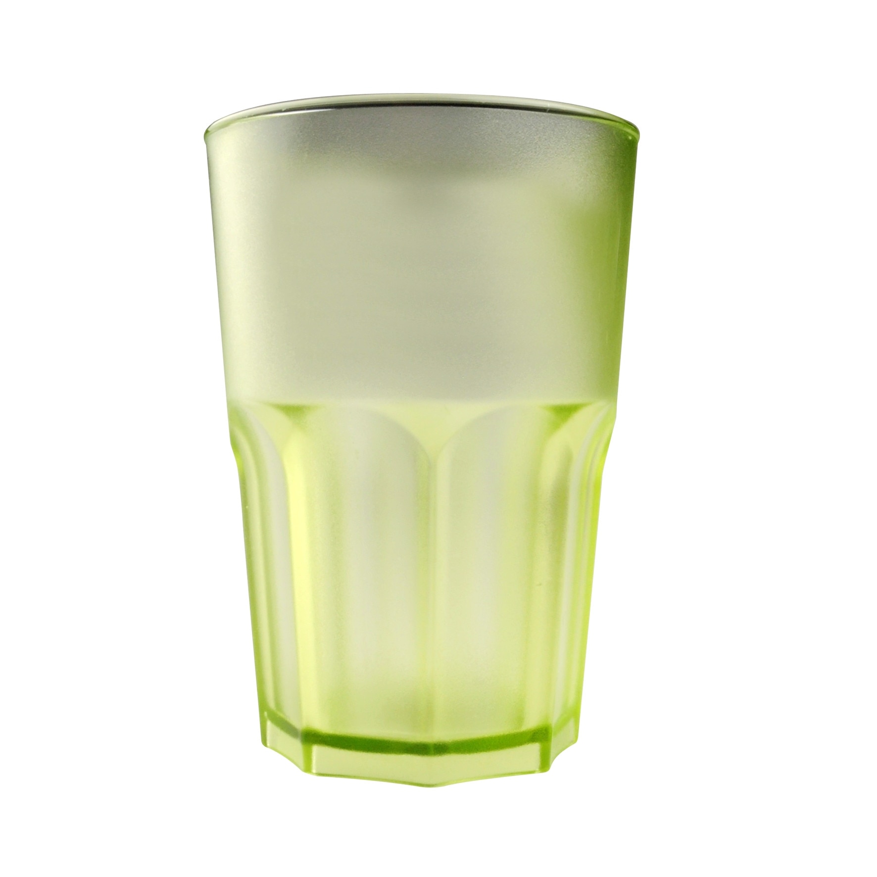 Pahar reutilizabil Gold Plast granity 400 cc , 5 buc , policarbonat , frost verde transparent