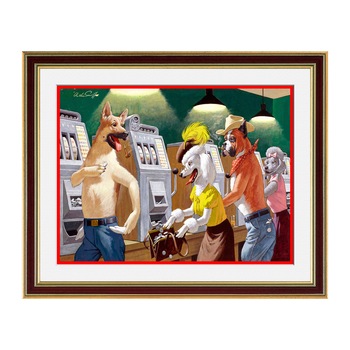 Fototapet Simulare Tablou, Gambling Animals - ST-GAN-004, 45 x 55 cm Fototapet Simulare Tablou, Gambling Animals - ST-GAN-004, 45 x 55 cm