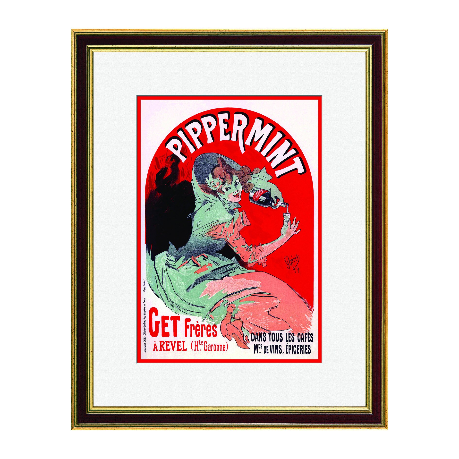 Fototapet Simulare Tablou, Vintage ADS - ST-VTP-236, 47 x 60 cm