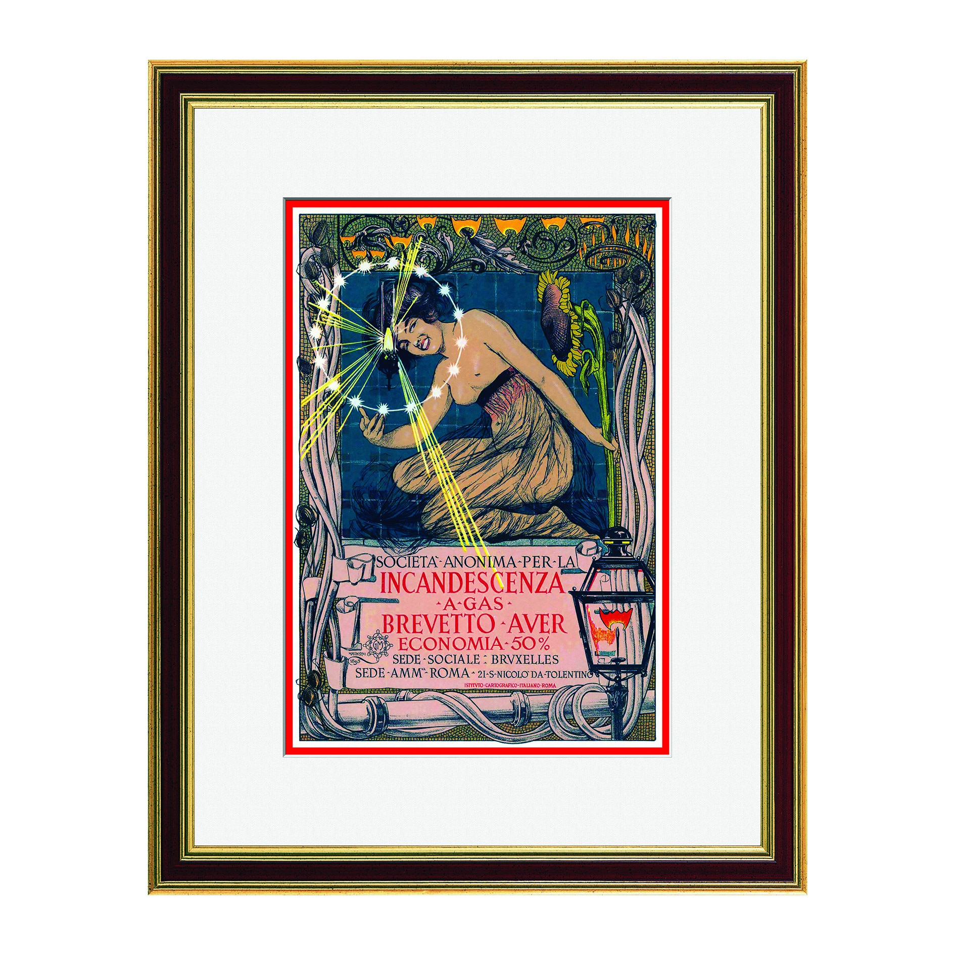 Fototapet Simulare Tablou, Vintage ADS - ST-VTP-156, 47 x 60 cm