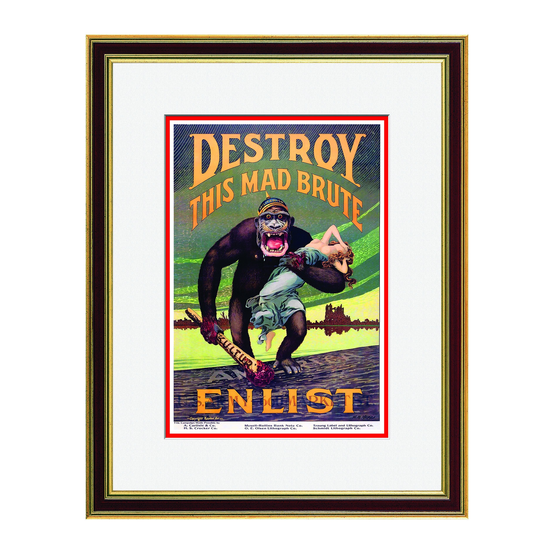 Fototapet Simulare Tablou, Vintage ADS - ST-VTP-158, 47 x 60 cm