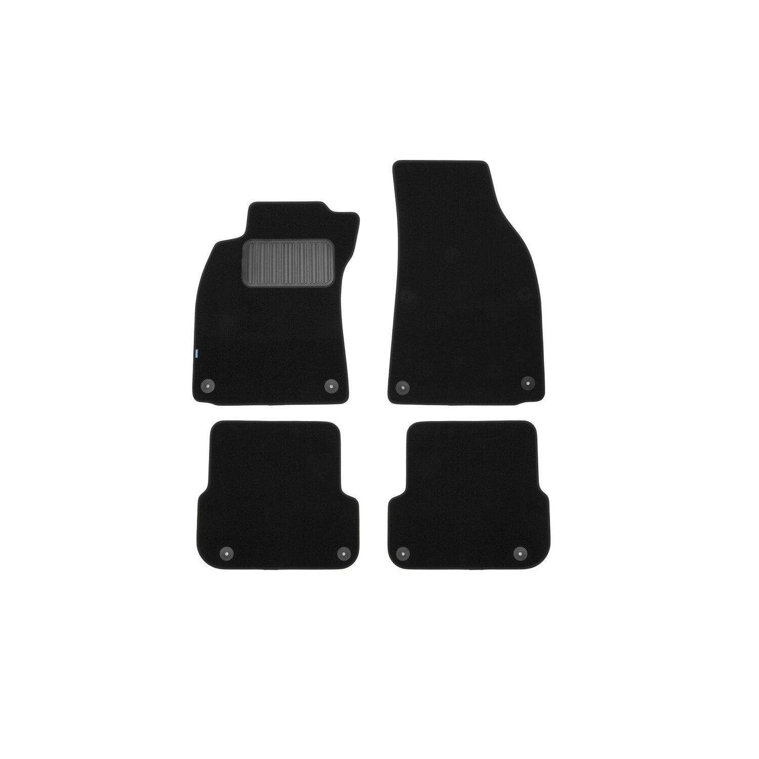 Set 4 covorase material textil pentru Audi A6 C6 (2004-2011) marca KLEVER