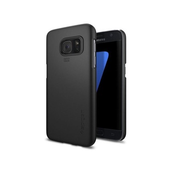 Husa de protectie Spigen Thin Fit pentru Samsung Galaxy S7, Negru Husa de protectie Spigen Thin Fit pentru Samsung Galaxy S7, Negru