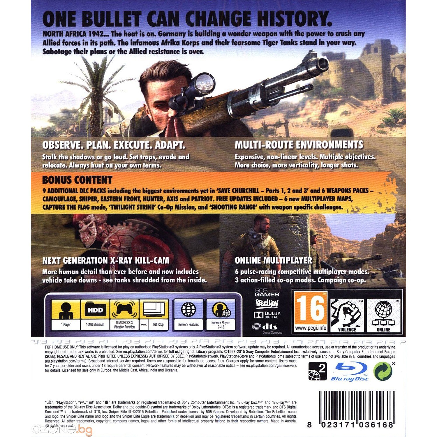 Sniper Elite 3: Ultimate Edition (Seminovo) - PS4 - ZEUS GAMES - A