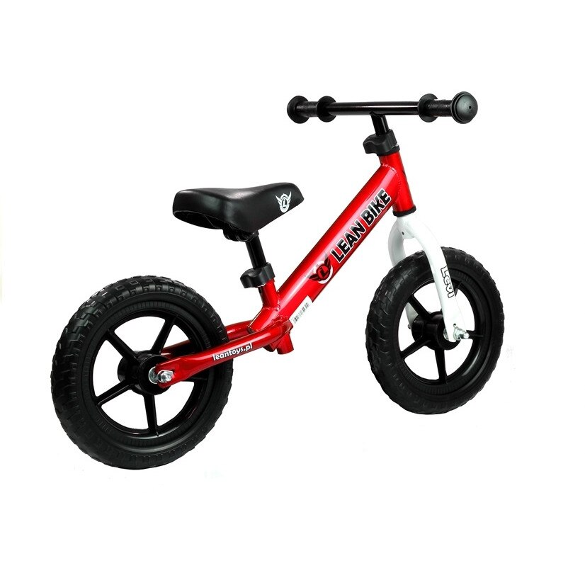 Bicicleta fara pedale Levi cu roti EVA, rosu - eMAG.ro