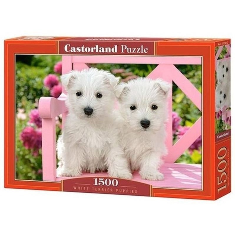 Puzzle Castor, Pui albi de terrier, 1500 piese