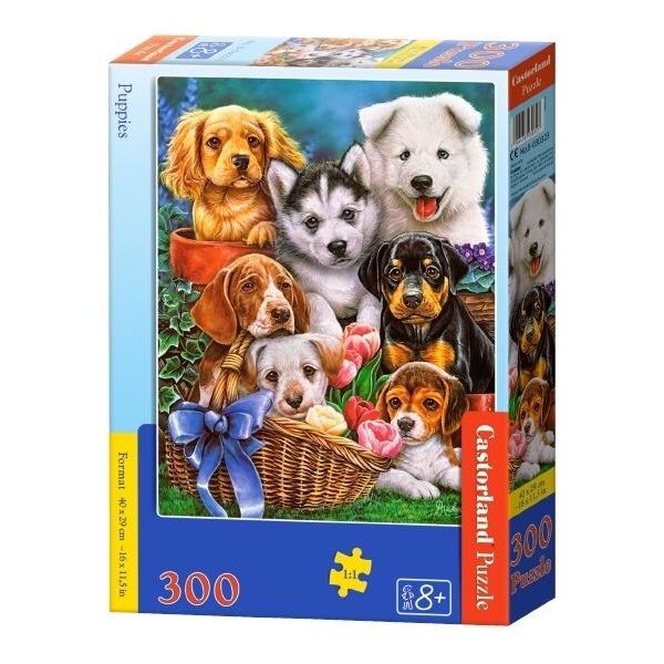 Puzzle Catelusi, Castor, 300 piese