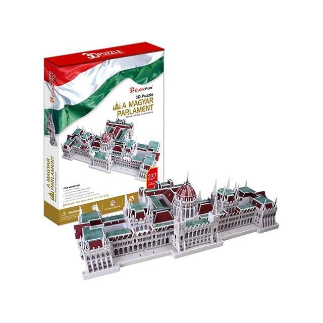 Puzzle CubicFun Parlamentul Ungar 3D cu 237 piese