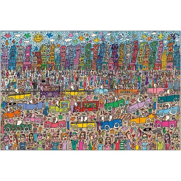 Puzzle Ravensburger, Orasul aglomerat, 5000 elemente, Multicolor