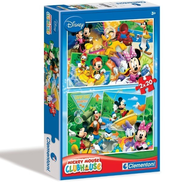 Puzzle Clementoni, Mickey Mouse, 2x60 piese