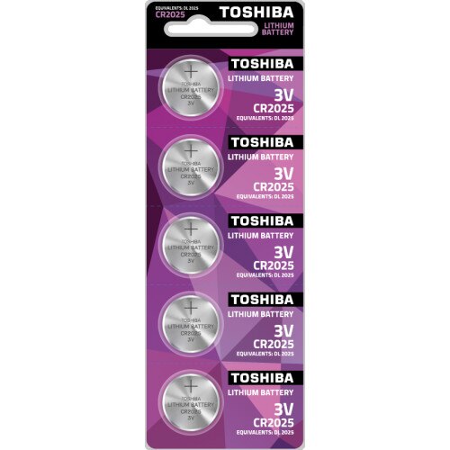 Baterie litiu TOSHIBA CR2025 3V 5bucati/set