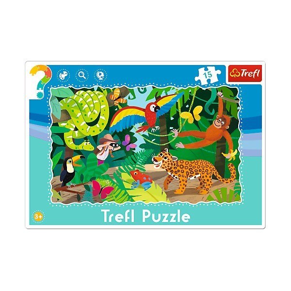 Puzzle Trefl, Padure tropicala, 15 piese