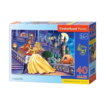Puzzle Castor, Cenusareasa, 40 de piese Puzzle Castor, Cenusareasa, 40 de piese