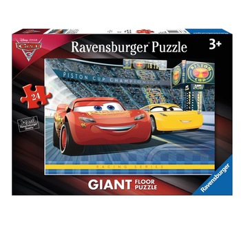 Puzzle Ravensburger, 055173, Cars 3, 24 piese Puzzle Ravensburger, 055173, Cars 3, 24 piese