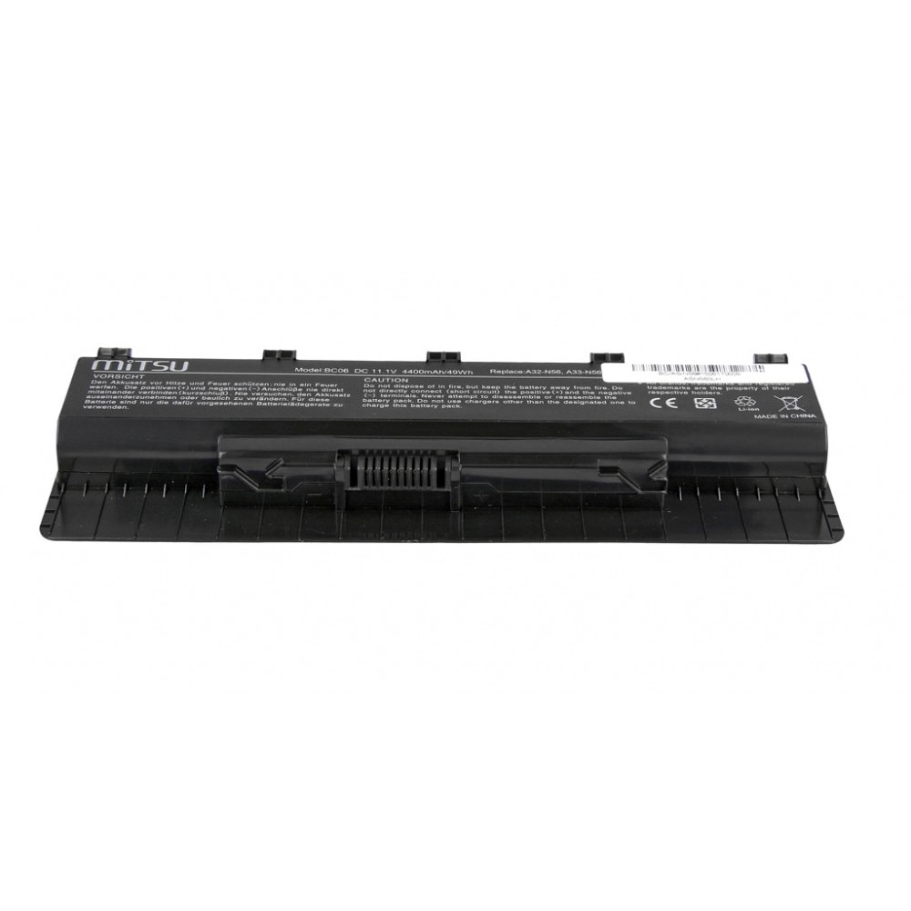 Baterie laptop Clasa A Mitsu compatibila Asus N46,N56,N76,A31-N56,A32-N56,A33-N56