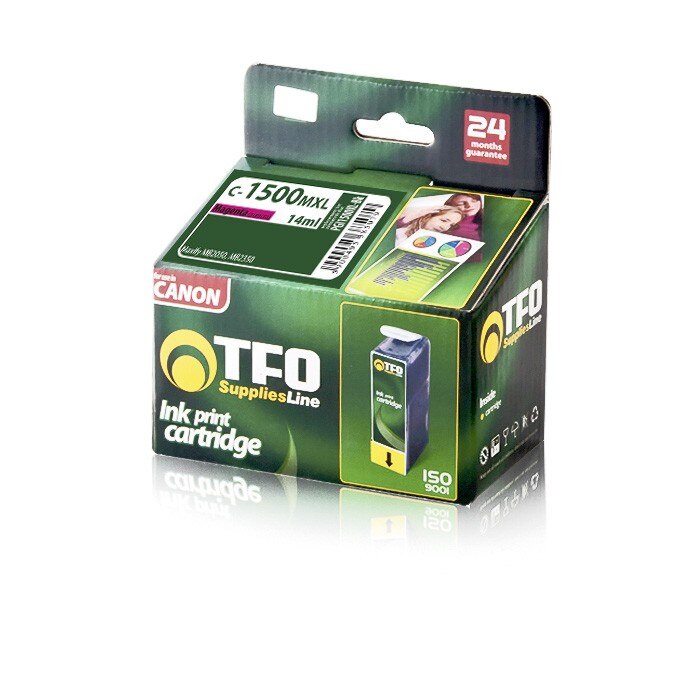 Cartus de cerneala TelForceOne C-1500mxl (pgi1500xl-m), 14ml, Rosu