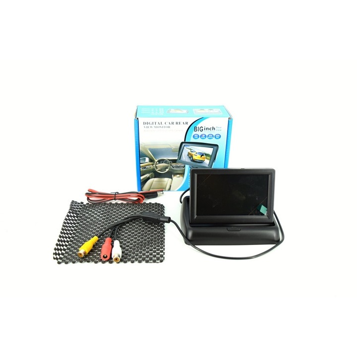 Monitor TFT-LED retractabil pentru camera marsarier PAL/ NTSC 4.3 inch Lumi LUXURY®