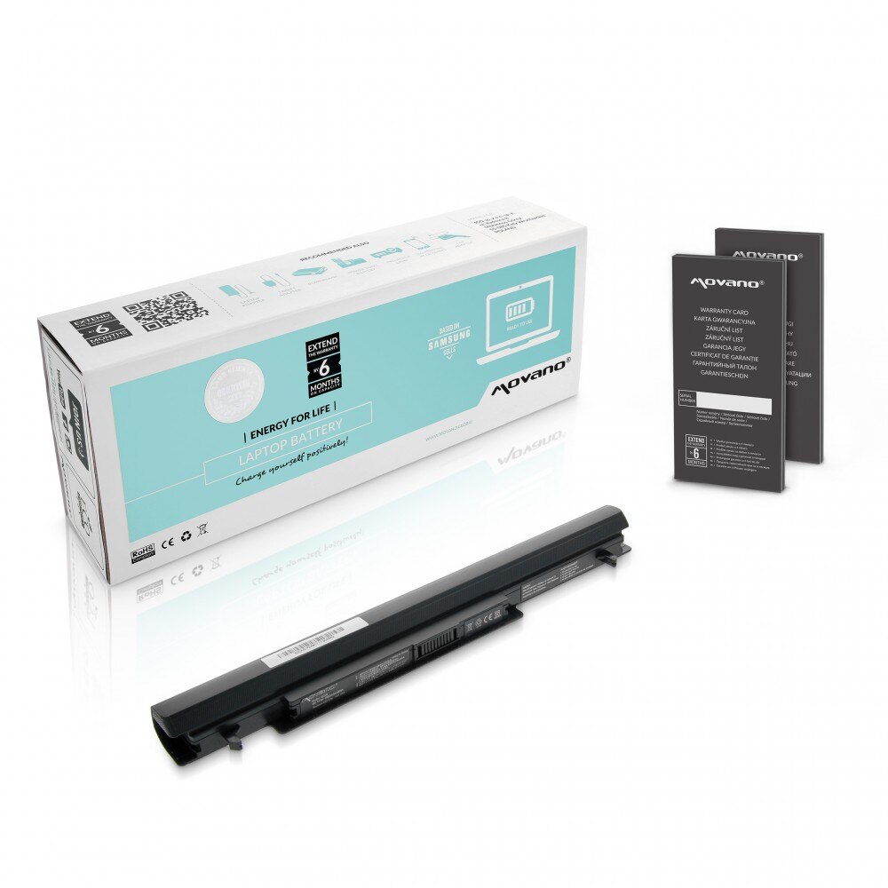 Baterie laptop Premium Movano compatibila Asus A46, K56, 2600mAh,A32-K56,A41-K56,A42-K56,