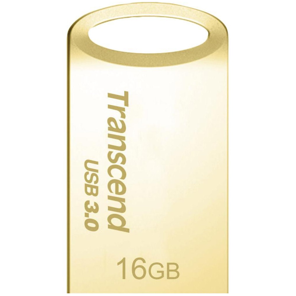 Memorie USB Transcend JetFlash® 710G 16GB, USB 3.0, Shock/Dust/Waterproof, Gold Plated plus pasta siliconica 0.3 gr