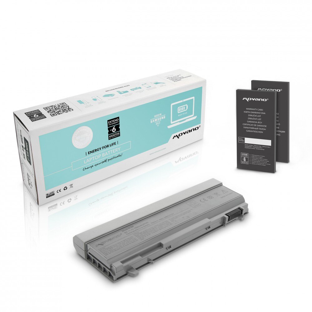 Baterie laptop Premium Movano compatibila Dell Latitude E6400 6600mAh,NM63,PT434