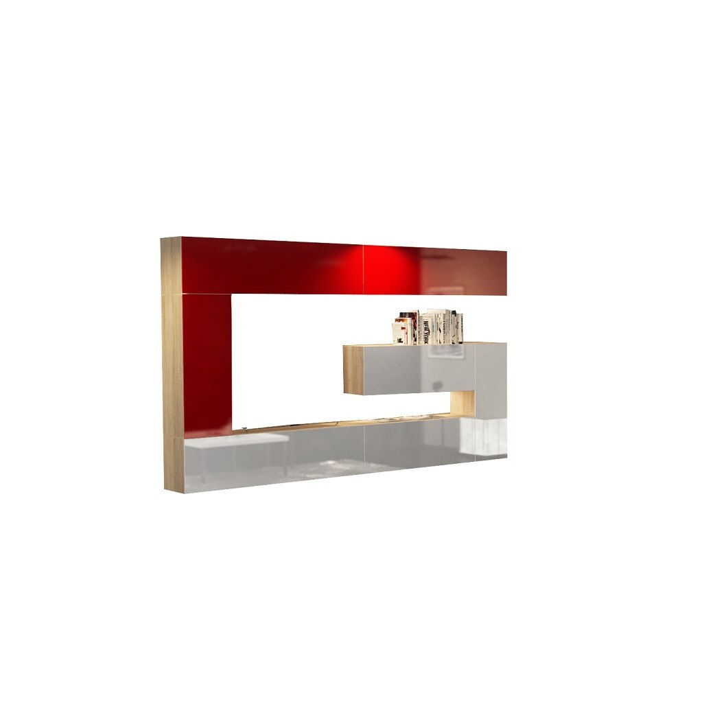 Livingroom JOIN - 44 - Mobilier set - PAL melaminat 16 mm /-/ 28 mm.Cant ABS: 0.6 mm