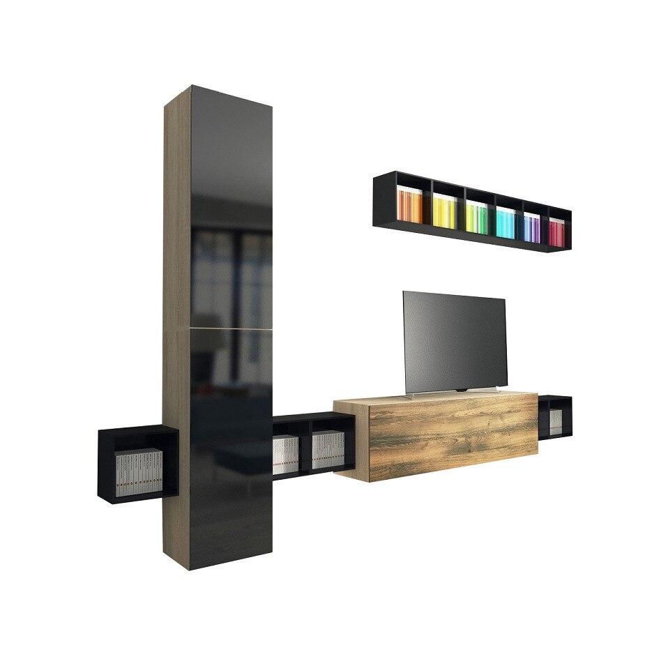 Livingroom JOIN- 49 -PAL melaminat 16 mm /-/ 28 mm Mobilier set Multicolor