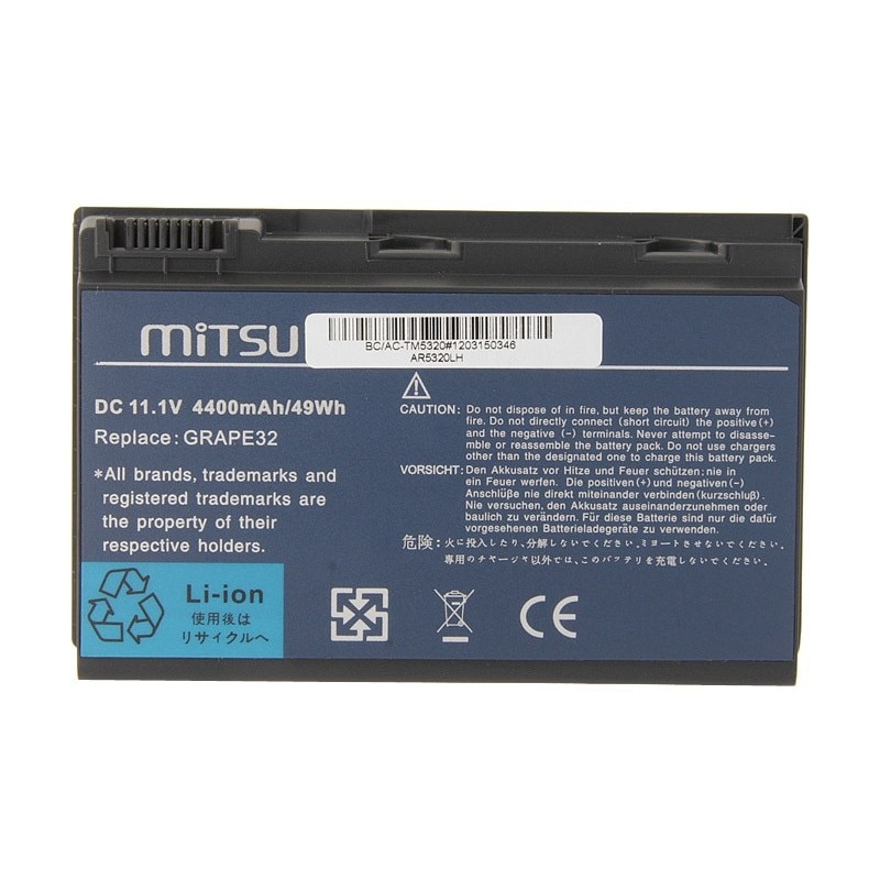 Baterie laptop Clasa A Mitsu compatibila Acer TM 5320,5710,5720,7720,CONIS72,GRAPE32