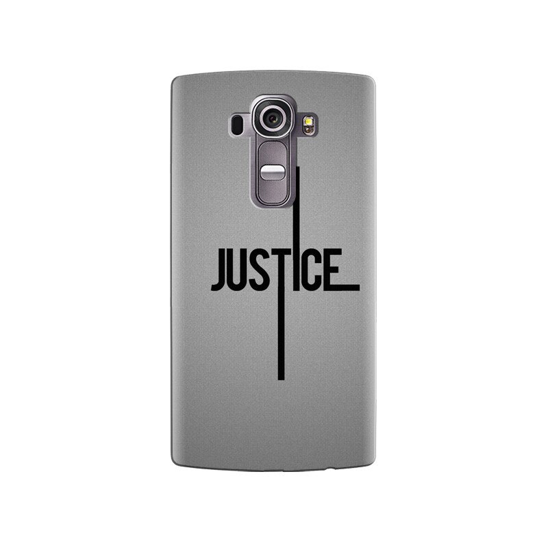 Husa silicon pentru LG G4, Amir Justice Minimalistic Nubheebuccus Text