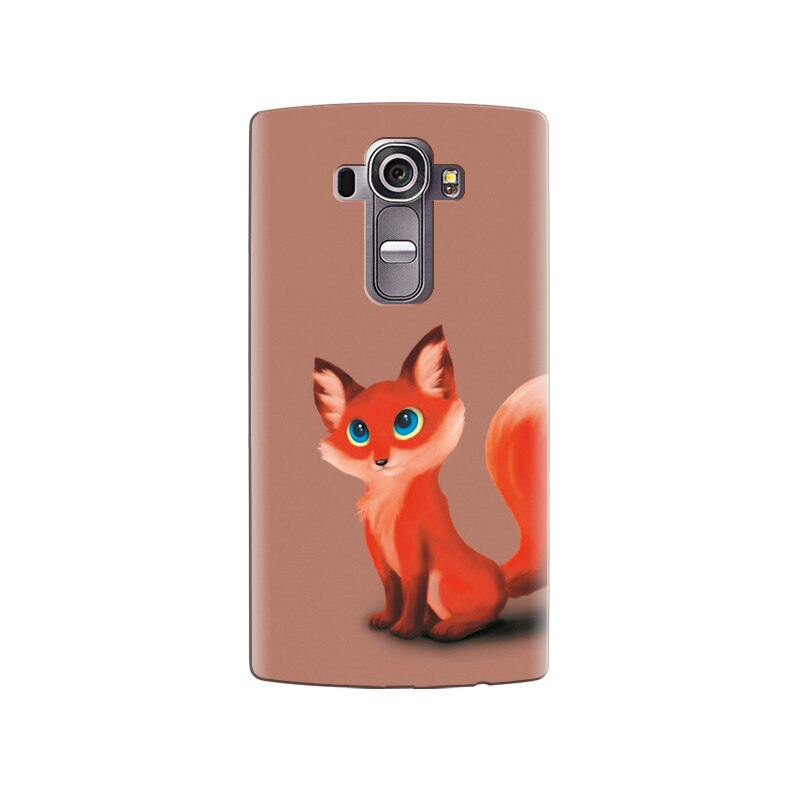 Husa silicon pentru LG G4, Fox Cartoon Animal And